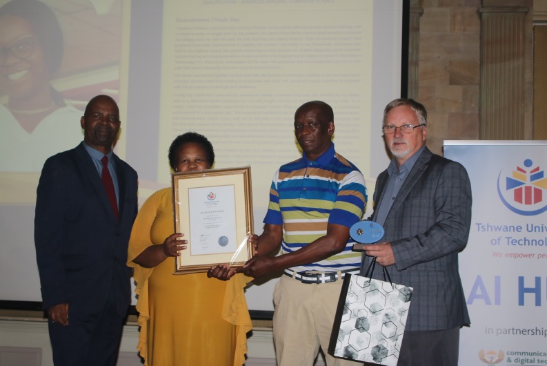Prof Tinyiko Maluleke Vice Chancellor and Principal The recipients Parents and Dr Etienne Van Wyk FoICT Dean
